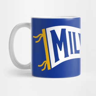 Milwaukee Pennant - Blue Mug